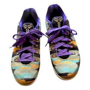 Men's RARE Nike Kobe 9 EM Low Unleashed Pop Art 2014 Sneakers Size 8 1/2